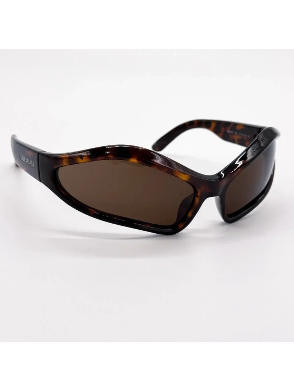 NEW BALENCIAGA BB0314S 002 SUNGLASSES HAVANA UNISEX GEOMETRIC EYEWEAR BALENCIAGA - Picture 4 of 9